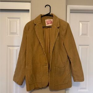 Levi's Women's Brown Corduroy Blazer